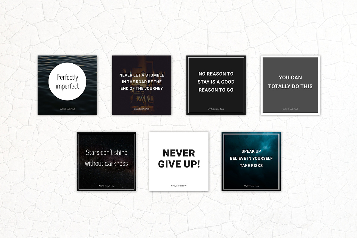 Social Media Quotes - Dark Edition, a Social Media Template by Annemiek van Luinen (Photo 4 of 6)