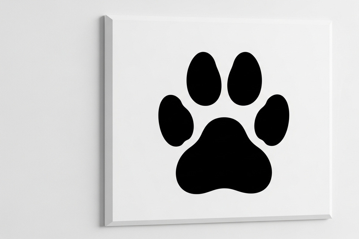 Heartfelt paw print memorial plaque, an Illustration by Amazin_art (Photo 11 of 32)