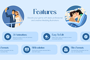 Animated Wedding Illustration Set, a Person Illustration by Brickclay (Thumbnail 2 of 5)