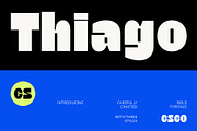 CS Thiago – Bold Font, a Sans Serif Font by Craft Supply Co. (Thumbnail 1 of 8)