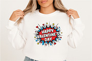 Comic Style Happy Valentine’s Day, an Illustration by DreamArtGraphic (Thumbnail 4 of 6)