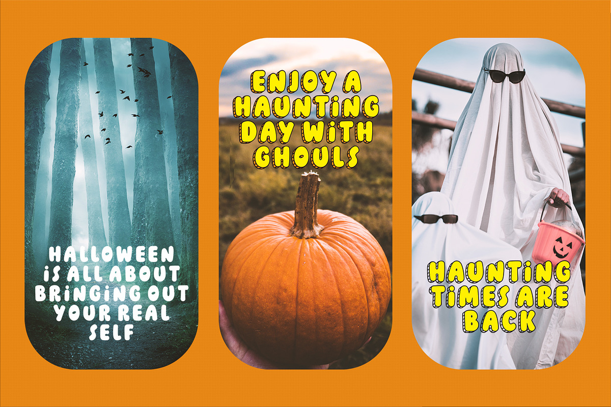 50% Pumpkin Bites - Playful Font, a Sans Serif Font by Four Lines Std. (Photo 8 of 10)