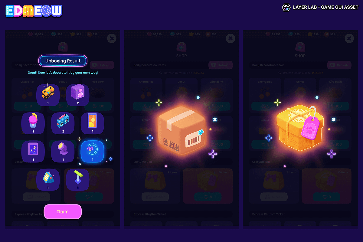 GUI - Neon2, an UI Kit Template by LAYERLAB (Photo 21 of 34)