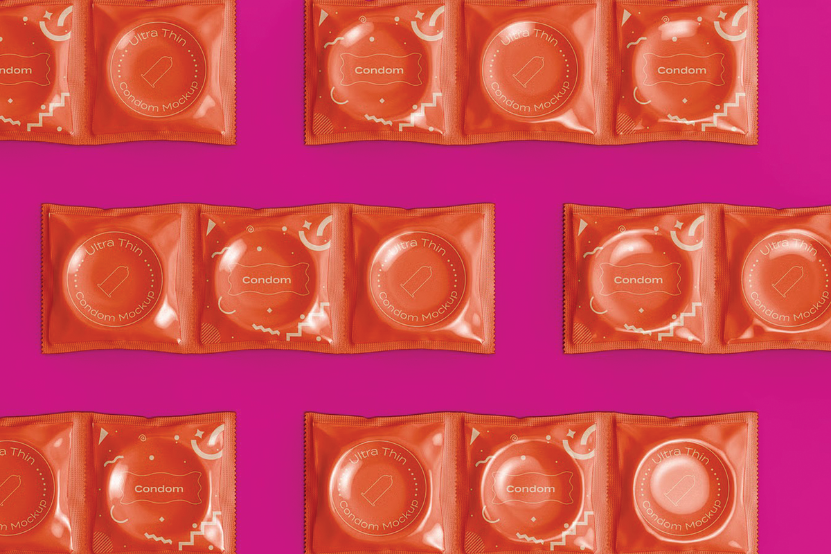Condom Mockup, an Advertising Mockup by skybluecreative (Photo 1 of 2)