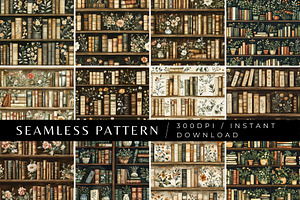 12 Scholarly Botanica Patterns, a Pattern Graphic by Inknfolly