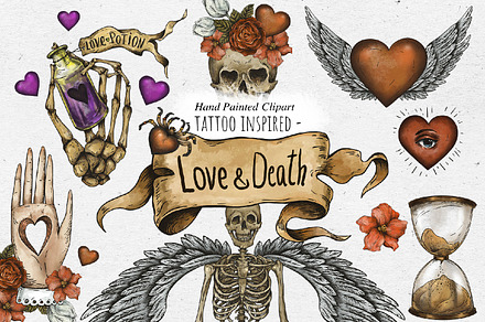 Love and Death Tattoo Symbols