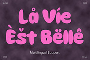 Monaz – Bubble Font, a Sans Serif Font by Craft Supply Co. (Thumbnail 4 of 8)