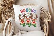 Ho Ho Ho Deer Reindeer Christmas Pn, an Illustration by DreamCafeArt (Thumbnail 5 of 7)