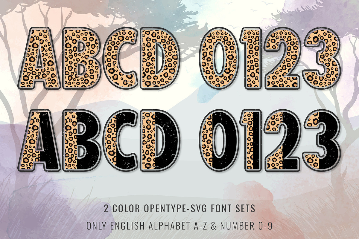 Half Leopard Font, a Symbol Font by Font Craft Studio (Photo 2 of 6)