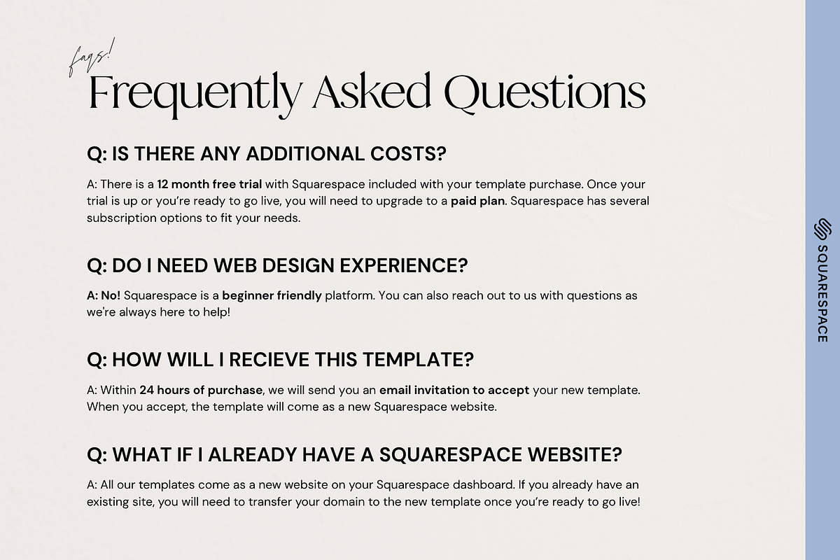 Squarespace Website Template Bold, a Squarespace Template by Breah Designs (Photo 9 of 10)