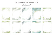 Watercolor Green Abstract Background, a Background Graphic by Yorda Studio (Thumbnail 3 of 8)