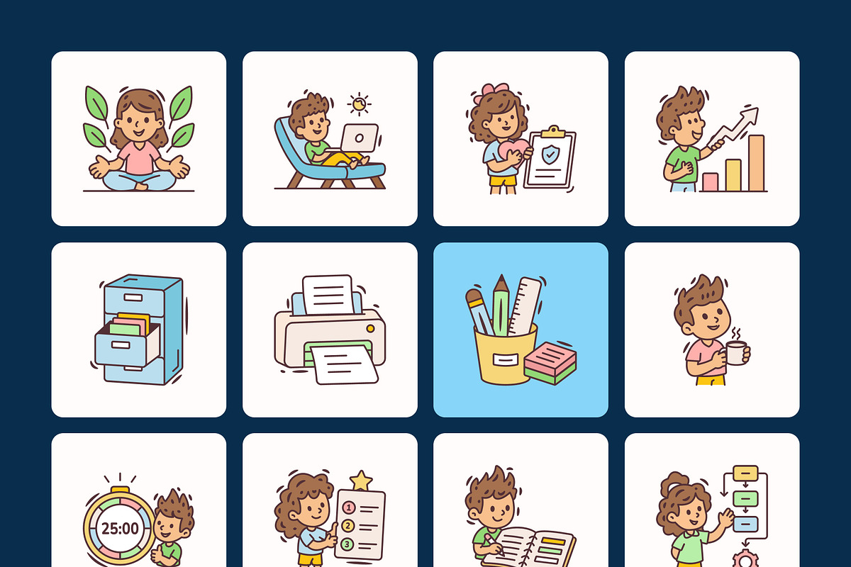 300 Business Flat Icons, an Emoji Icon by Prosymbols (Photo 13 of 15)