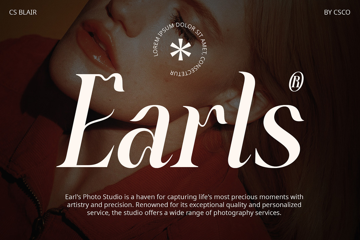 CS Blair – Art Nouveau Font, a Serif Font by Craft Supply Co. (Photo 7 of 8)