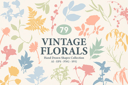 Vintage Floral Elements Atelier