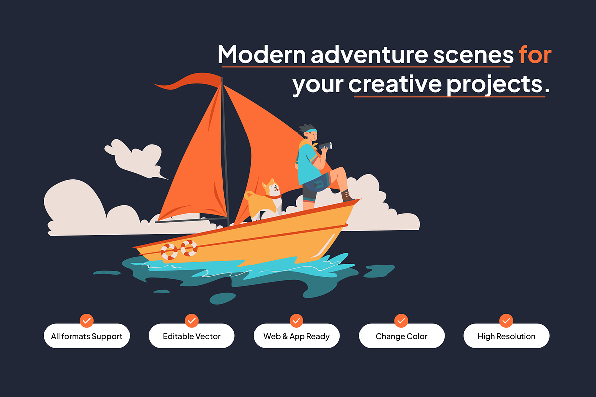 Outdoor Activities Illustration, a Person Illustration by graphicsauce (Photo 2 of 6)