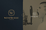 Art Deco A-Z Logo Templates, a Branding & Logo Template by VP Fonts (Thumbnail 24 of 29)
