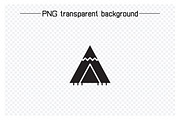 Dome Tent Cabin Tent Icons Set, a Solid Icon by Designfour (Thumbnail 4 of 7)
