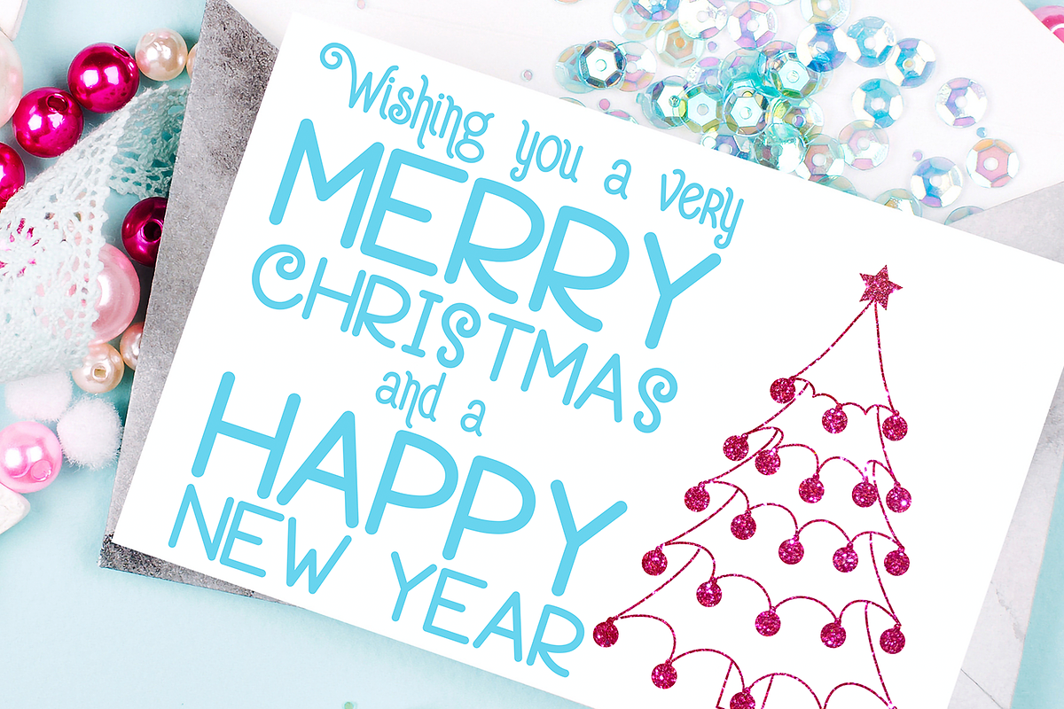 Christmas Cookie Crunch Font, a Script Font by Amber Nest Design (Photo 4 of 8)