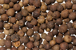 Scattered allspice, spice. Full frame, a Food & Drink Photo by ndanko