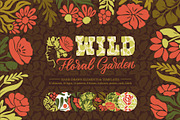 Hand-Drawn Earthy Wildflowers Kit, a Pattern Graphic by Lettering_Logo (Thumbnail 1 of 17)