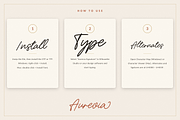 Aurevia Signature, a Script Font by Jackgridden (Thumbnail 12 of 12)