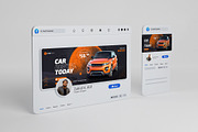 Car rental social media cover banner, a Social Media Template by zahidhossainalif (Thumbnail 2 of 2)