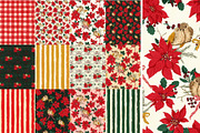 100 Christmas Backgrounds, a Background Graphic by PaperJamLab (Thumbnail 17 of 18)