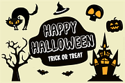 Halloween Include 4 File Fonts, a Script Font by NJ Studio (Thumbnail 5 of 14)