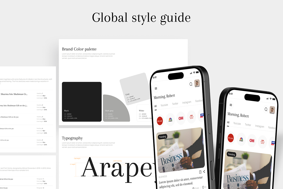 Gonews UI Kit: AI-Powered News Apps, an UI Kit Template by Fluttertop (Photo 4 of 8)