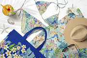 Aloha | Vector hawaiian patterns, a Pattern Graphic by Tanya Vollar (Thumbnail 9 of 10)