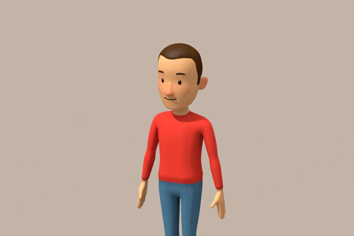cartoon man, a Characters & Person 3D Model by Tartino 3D models (Photo 4 of 9)