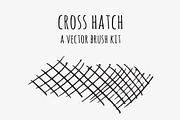 Vector Cross Hatch Brush Kit, a Brush Add-On by WeGraphics (Thumbnail 1 of 5)
