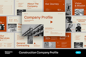 Construction Company Profile KEY, a Presentation Template by Neermana