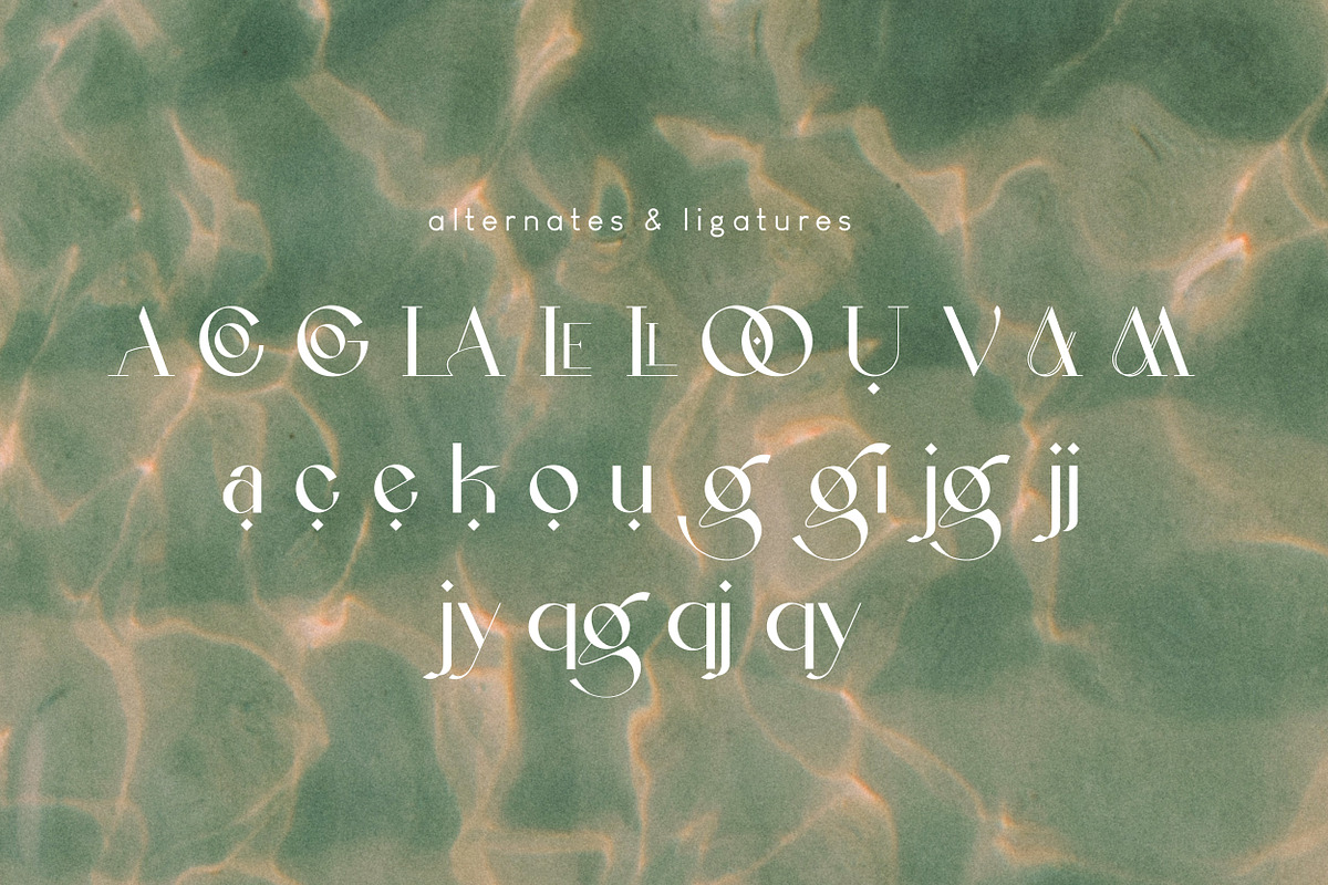 La Gagliane Classic Modern Font, a Sans Serif Font by Hishand Studio (Photo 2 of 12)