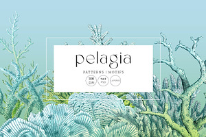 Pelagia, Luxury Coral reef Prints++