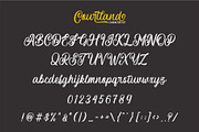 Courtland Handdrawn, a Script Font by Garisman Std (Thumbnail 7 of 11)