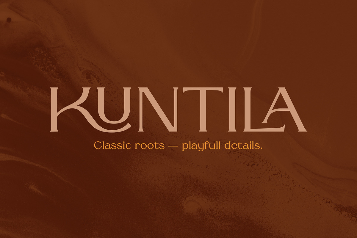 Kuntila, a Serif Font by Locomotype (Photo 1 of 12)