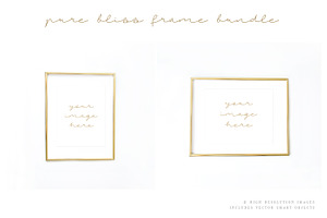Gold Frame Mockups