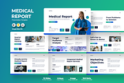Medical Report - Google Slides, a Presentation Template by Iqsiart Studio (Thumbnail 1 of 3)