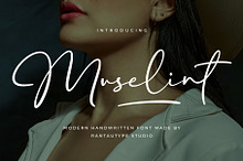 Muselint Modern Handwritten Font
