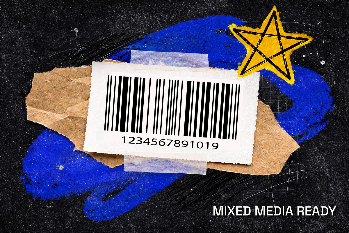 Industrial Barcode Kit, an Object Graphic by Le.nart (Photo 2 of 5)