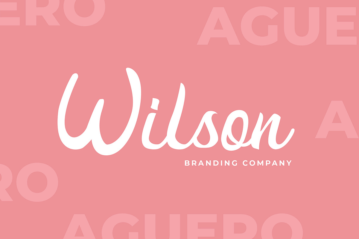 Sunday Night Handwritten Script Font preview 3