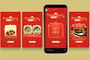 Chinese New Year Instagram & Canva, a Social Media Template by Attype (Thumbnail 4 of 4)