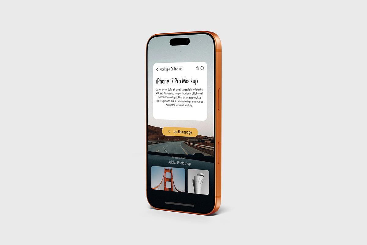 iPhone 17 Pro Mockups, an iPhone Mockup by Tahtagraphic (Photo 14 of 14)