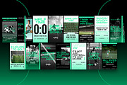 Football Instagram Template Kit, a Social Media Template by Nenjo Studio (Thumbnail 3 of 5)