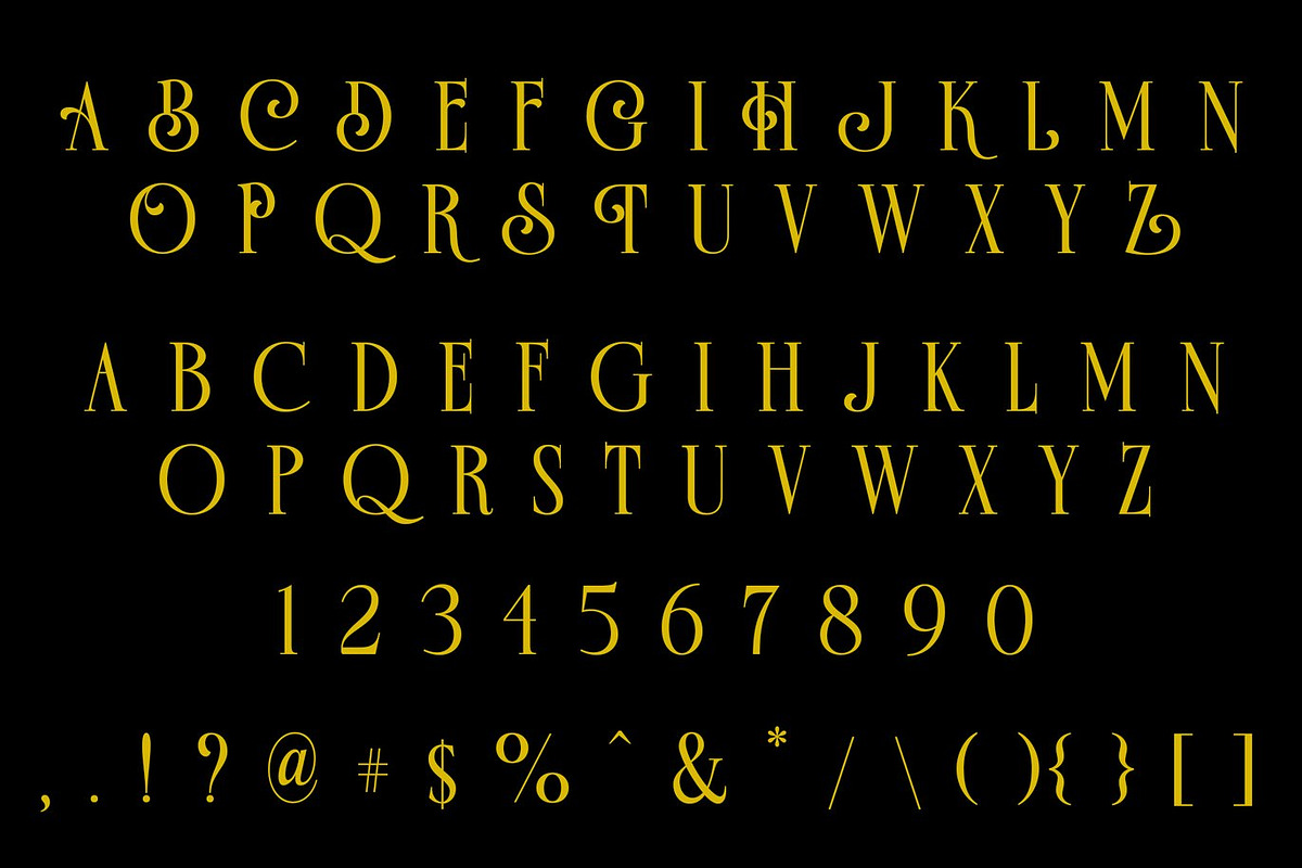 Nomad - Luxury San Serif Font, a Sans Serif Font by Luna Shop (Photo 2 of 6)