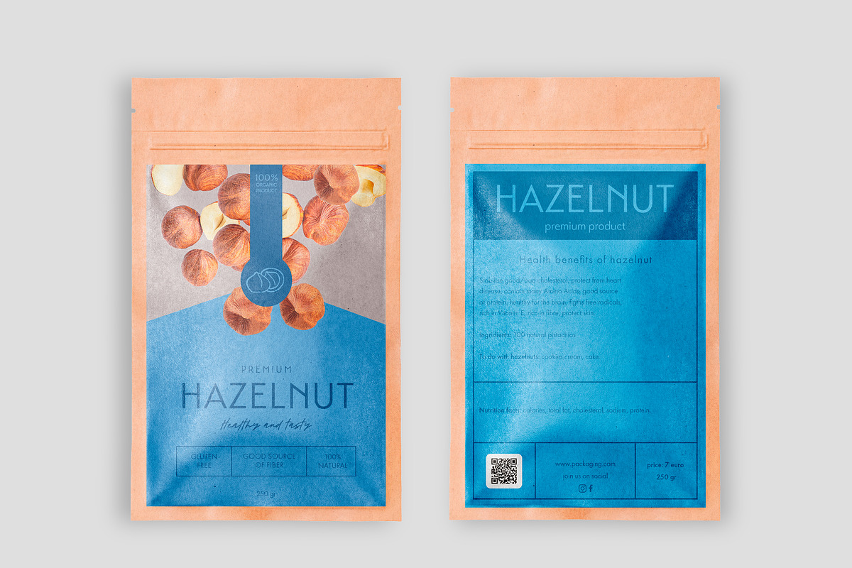 Editable Template Ps for nuts collection preview 4