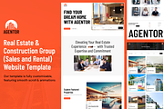Agentor - Real Estate HTML Template, a HTML Template by TNCFlow (Thumbnail 1 of 5)