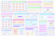 Y2K UI VECTOR KIT, an Object Graphic by craftlove (Thumbnail 5 of 13)