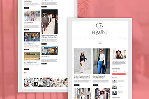 Flaunt -Fashion Blog WordPress Theme